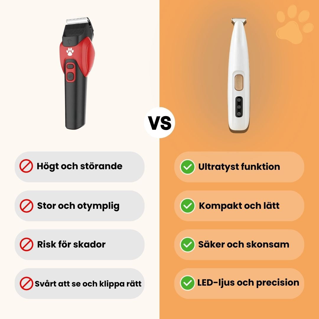 PurrTrim™ Stressfri & Säker Trimning för Känsliga Katter