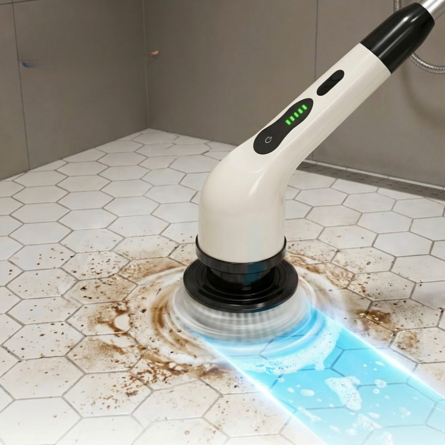 PowerScrub™ Elektrisk Rengöringsborste – Rengör Snabbare & Enklare