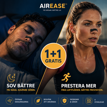 AirEase™ Magnetisk Näsöppnare - Sov Bättre & Andas Friare