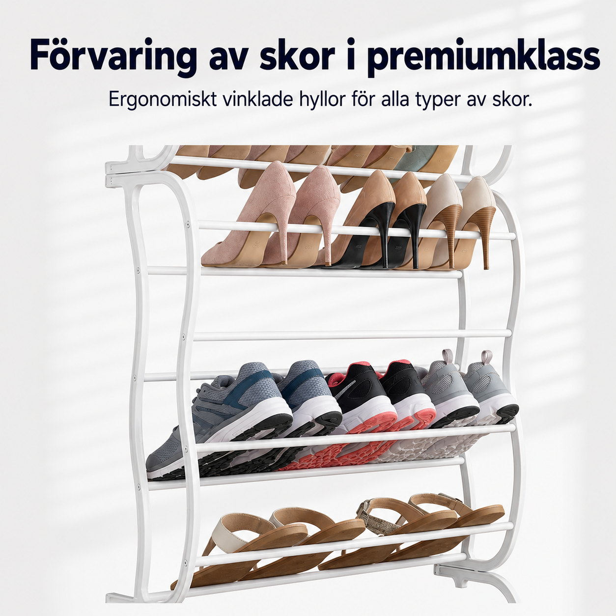 ShoeKeeper™ – Smart skoförvaring över dörren – plats för upp till 36 par skor