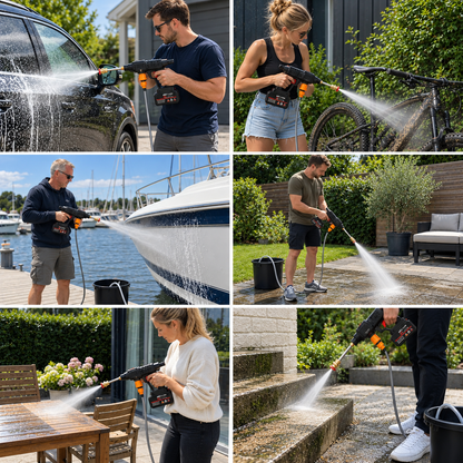 PowerWash™ – Tvätta var du vill, helt utan vattenanslutning