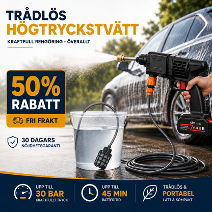 PowerWash™ – Tvätta var du vill, helt utan vattenanslutning
