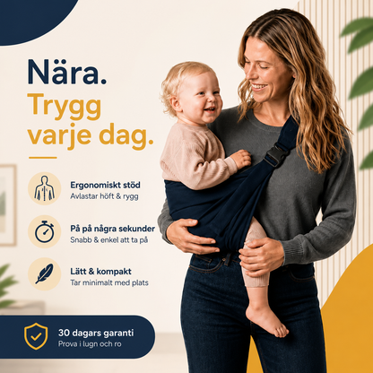 CosyCarry™ Bärslinga - Händerna fria, mindre ryggvärk