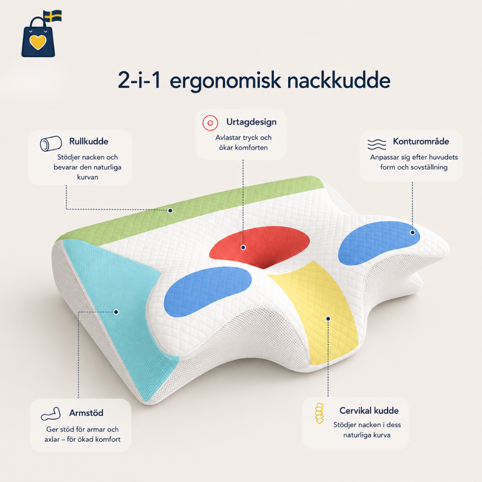 ErgoDream™ Ortopedisk kudde