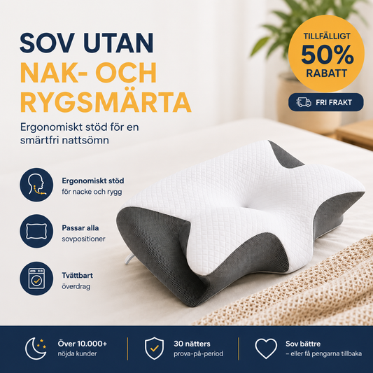 ErgoDream™ Ortopedisk kudde