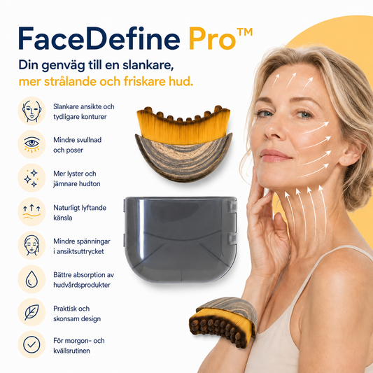 FaceDefine Pro™ - 1 + 1 GRATIS - Lymfmassage för ansiktslyft och naturlig lyster