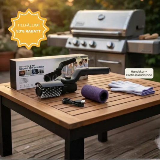 GrillCleaner Pro™ – Elektrisk Grillrengörare med Kraftfull Motor