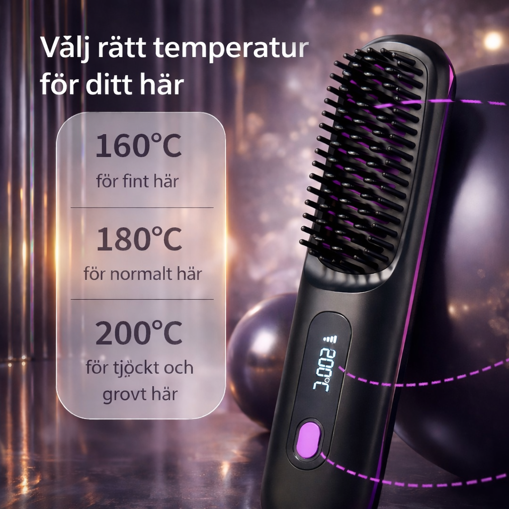 SilkBrush™ Trådlös Keramisk Stylingborste
