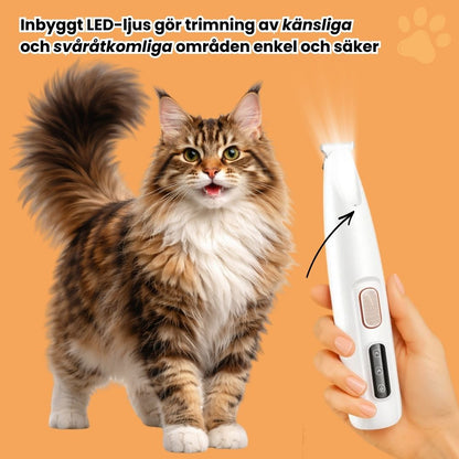PurrTrim™ Stressfri & Säker Trimning för Känsliga Katter