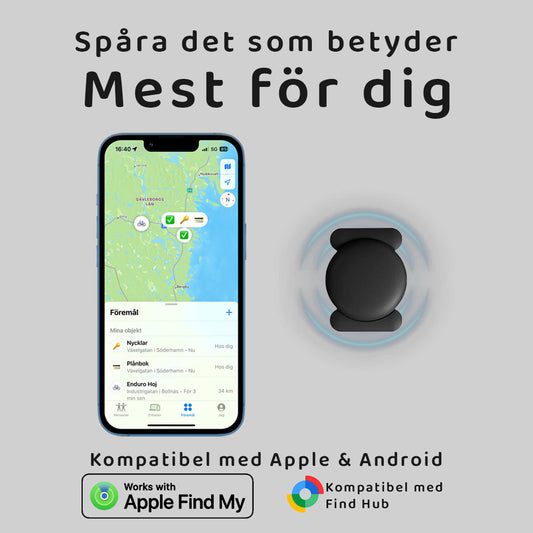 TrackGuard™ Smart Spårtagg - Håll dina viktigaste ägodelar säkra – fyrhjulingen, motorcykeln eller väskan.