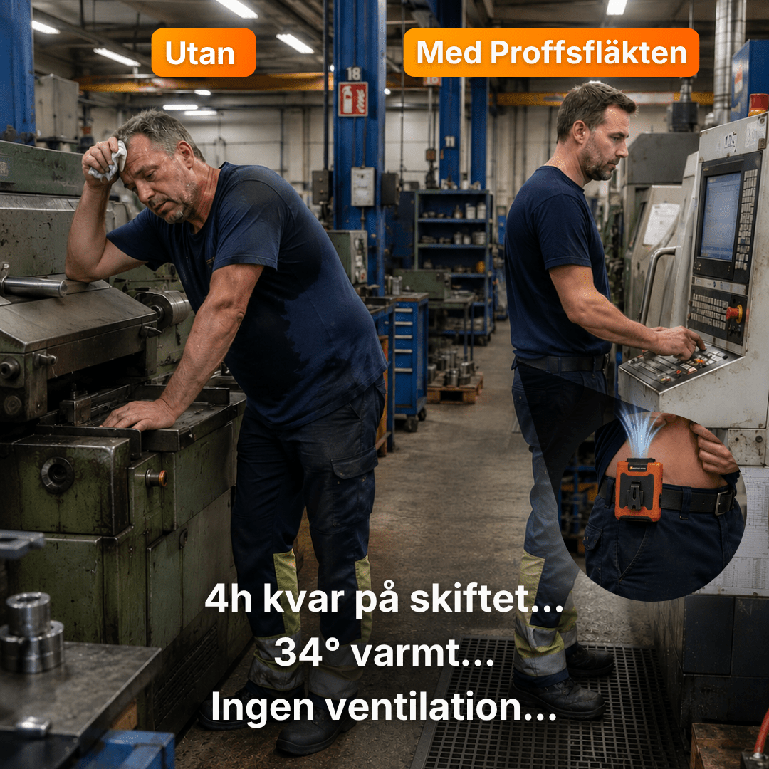 WorkBreeze™ – Kraftfull Kylning När Du Jobbar