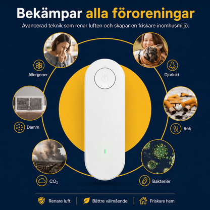 PureFlow™ Luftjonisator - Renare luft för ett friskare hem – på bara 30 minuter