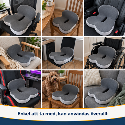 ReliefSeat™ — Ergonomisk sittkudde för tryckavlastning och stöd