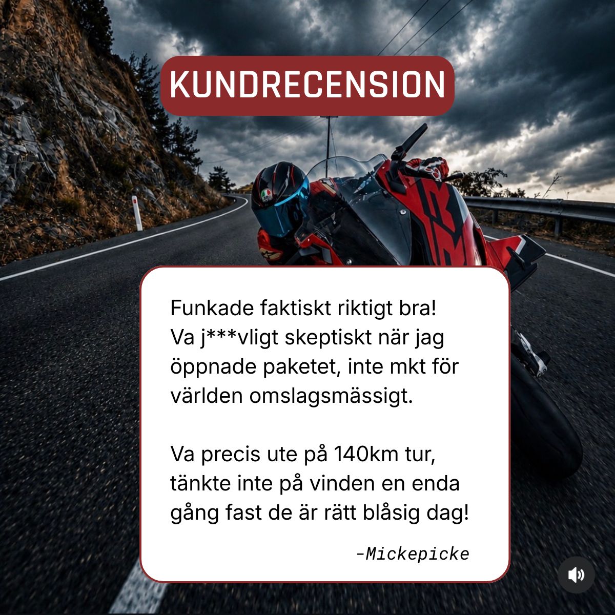 RideGuard™ – Justerbart høreværn til motorcykel.