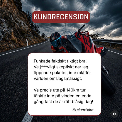 RideGuard™ – Justerbart høreværn til motorcykel.