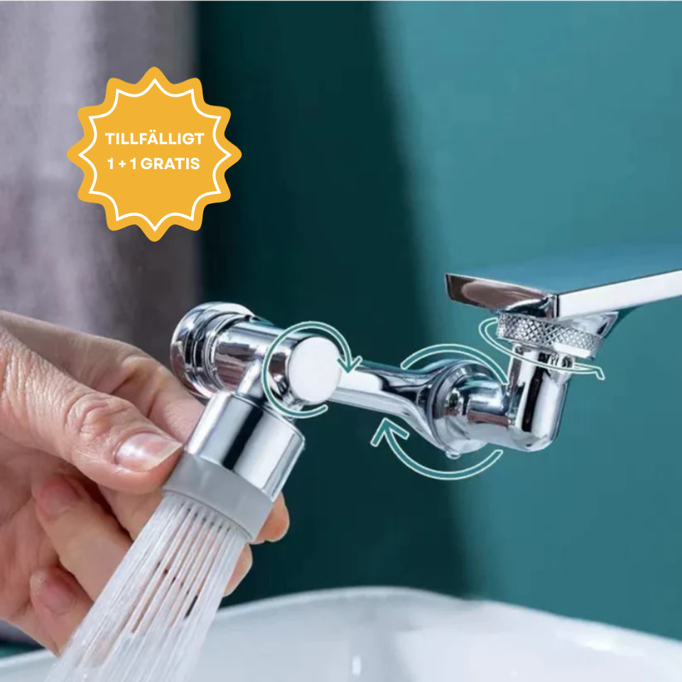 FlexTap™ Roterande Kranmunstycke – 1 + 1 GRATIS – 1080° Justerbar