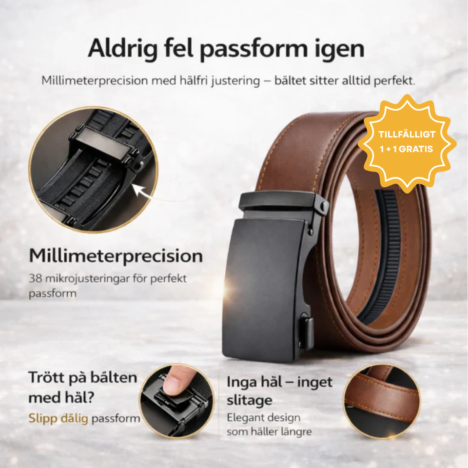 FlexFit™ Automatiskt justerbart bälte - 1 + 1 GRATIS