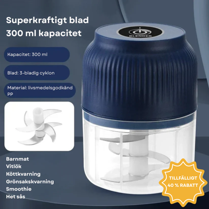 CleanCut™ Trådlös och multifunktionell mini-hackare för köket