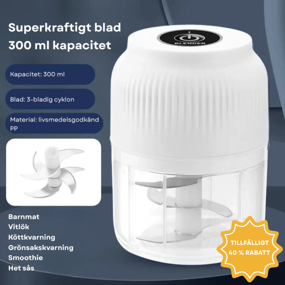 CleanCut™ Trådlös och multifunktionell mini-hackare för köket