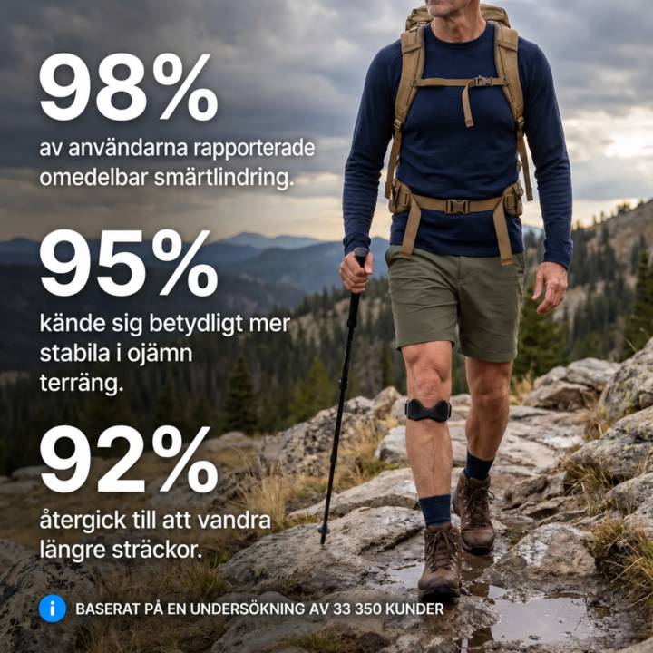 OrthoBand™ Knärem - Diskret avlastning med ventilerande komfort
