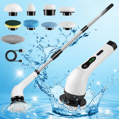 PowerScrub™ Elektrisk Rengöringsborste – Rengör Snabbare & Enklare