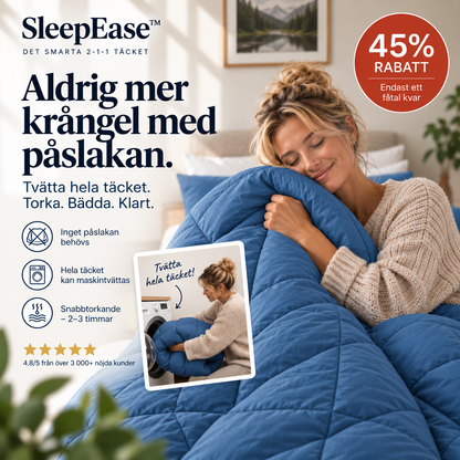 SleepEase™ Täcke – Det snabbtorkande 2-i-1 täcket