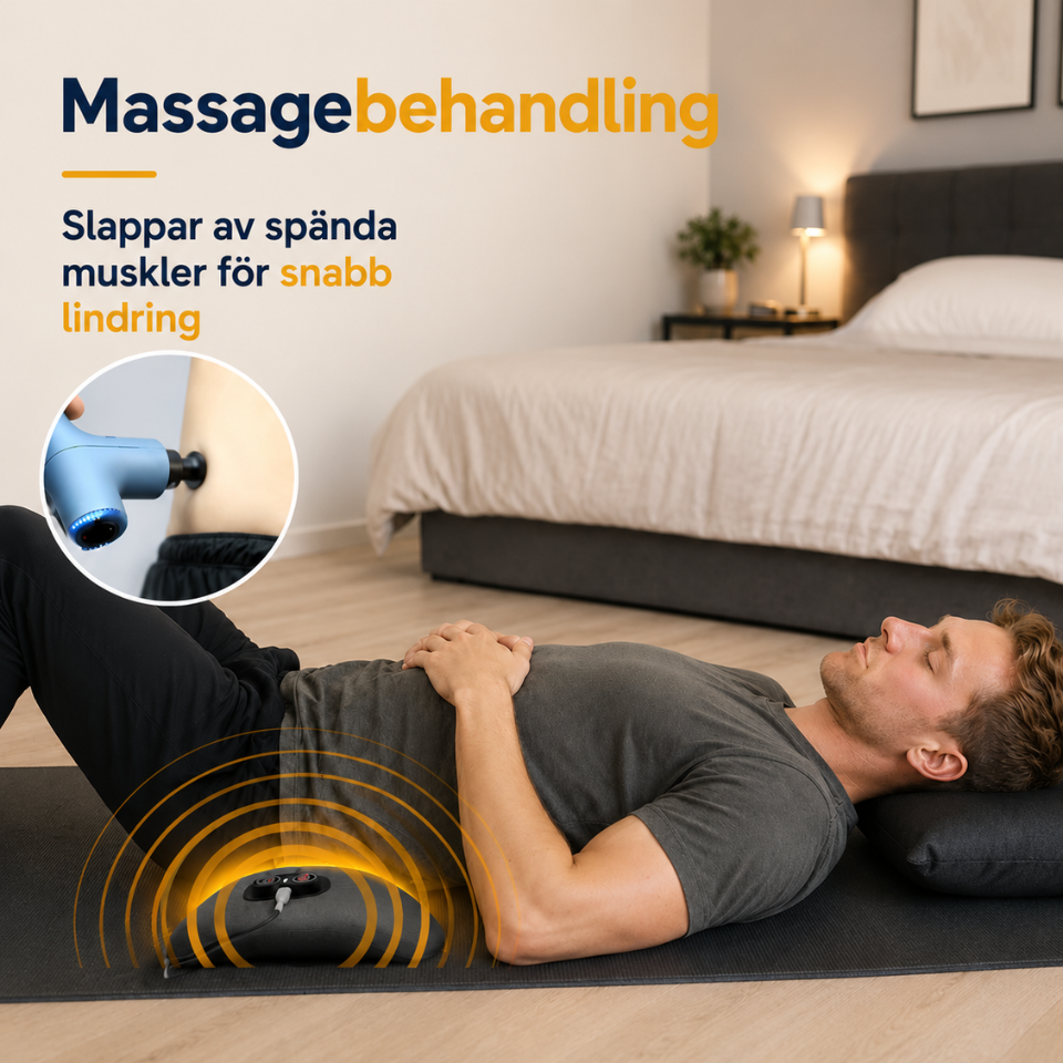 SpineRelief™ Pro - Elektrisk Ryggmassager med Värme
