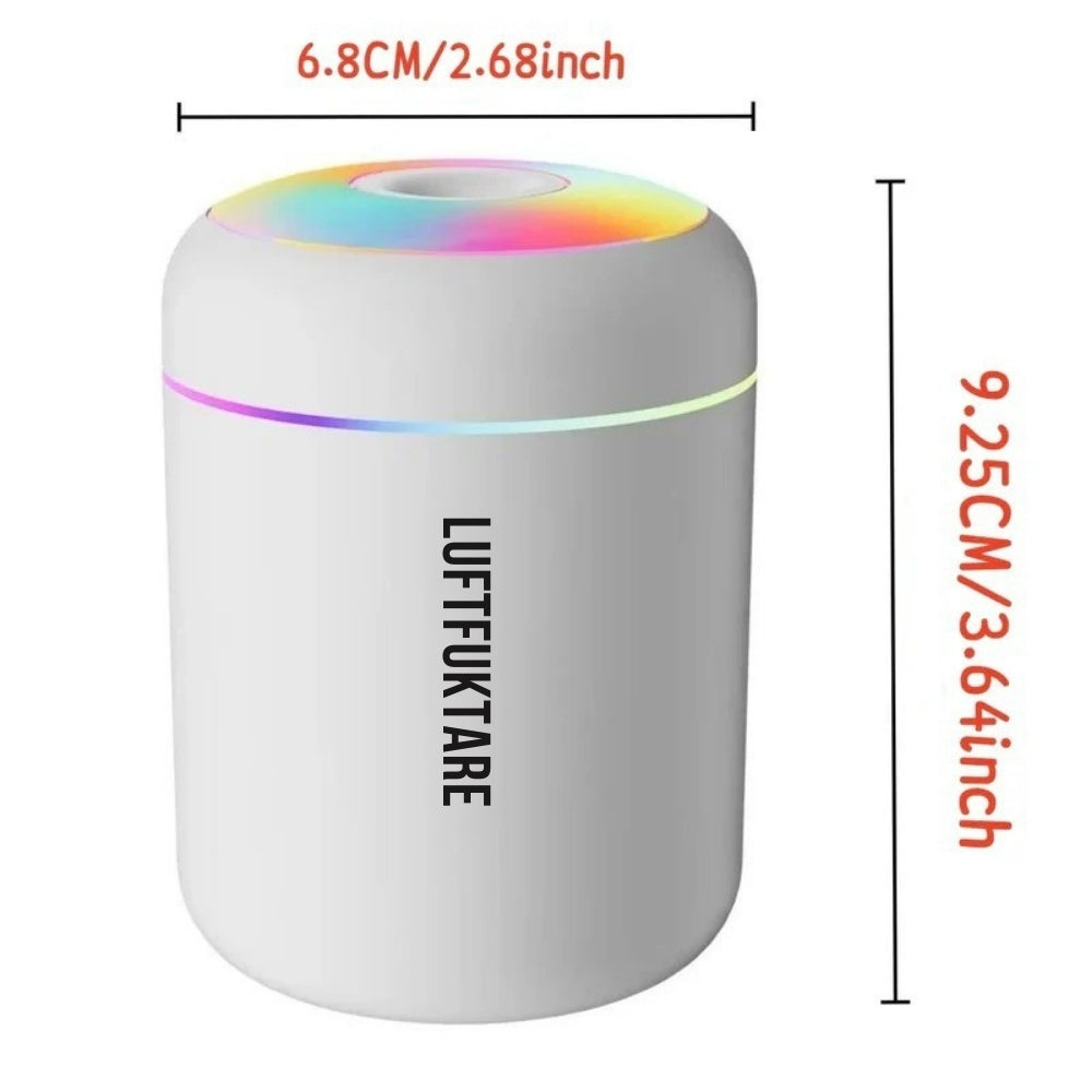 ZenAir™ Compact Luftfuktare – 1 + 1 GRATIS – Skapa Frid i Varje Rum