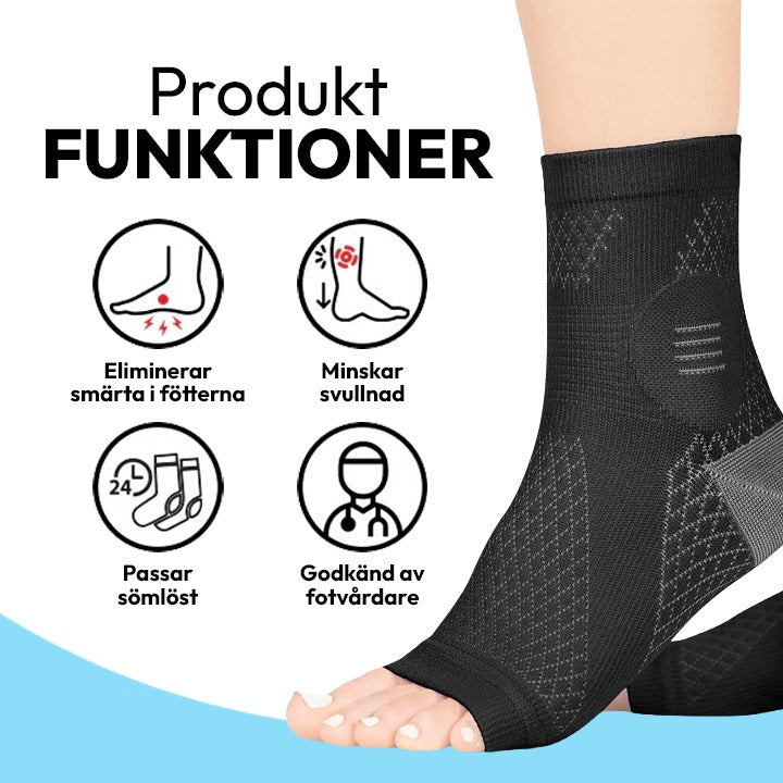 ReliefStep™ – Stöd som Lindrar Trötta & Svullna Fötter