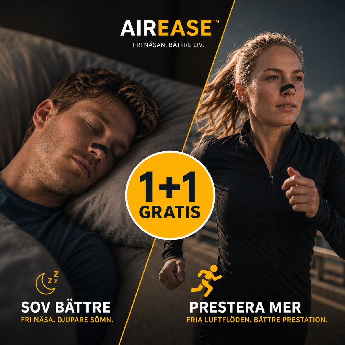 AirEase™ Magnetisk Näsöppnare - Sov Bättre & Andas Friare