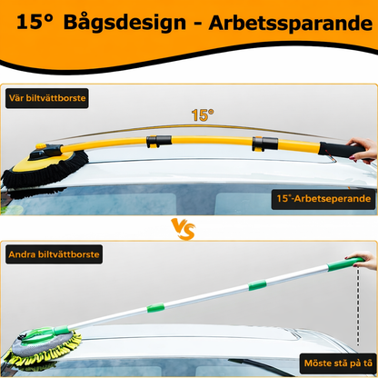 AquaSweep™ Tvättborste – Skinande Ren Bil Utan Repor - 40% RABATT