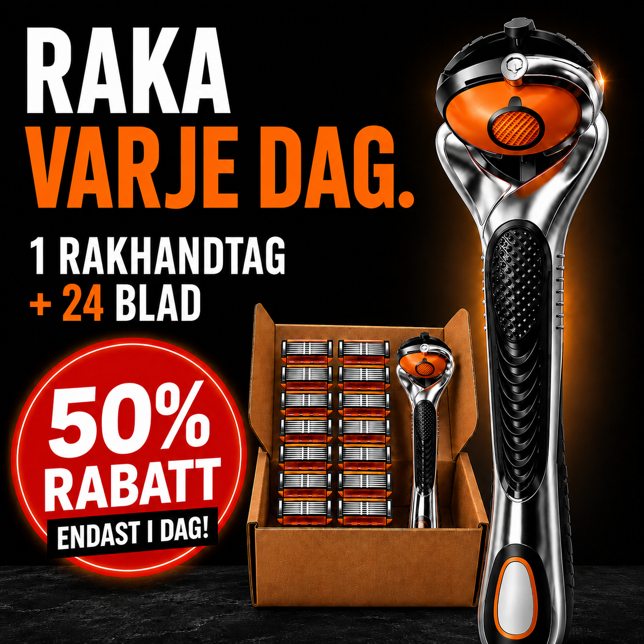 EdgePro™ – 6-Blad Precision Rakset