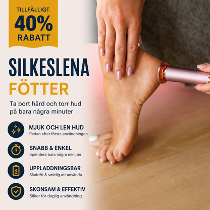 SilkHeel™ – Lena Hälar på Bara Några Minuter