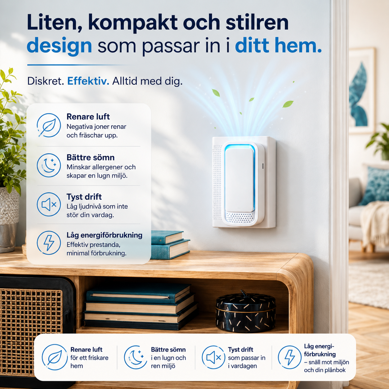 NordAura™ Luftförbättrare – 1+1 GRATIS - För Fräschare Luft i Hela Hemmet