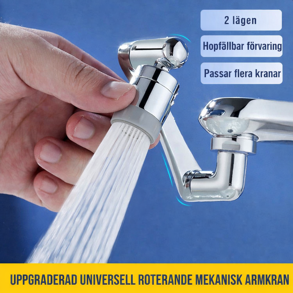 FlexTap™ Roterande Kranmunstycke – 1 + 1 GRATIS – 1080° Justerbar