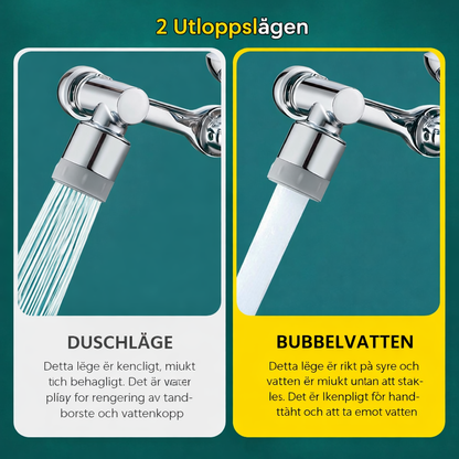 FlexTap™ Roterande Kranmunstycke – 1 + 1 GRATIS – 1080° Justerbar