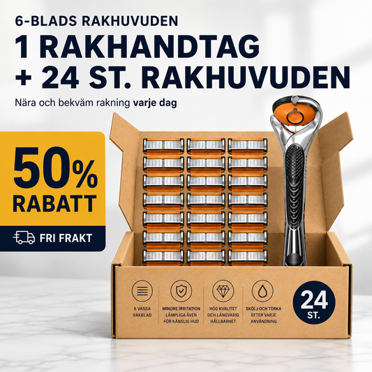 EdgePro™ – 6-Blad Precision Rakset