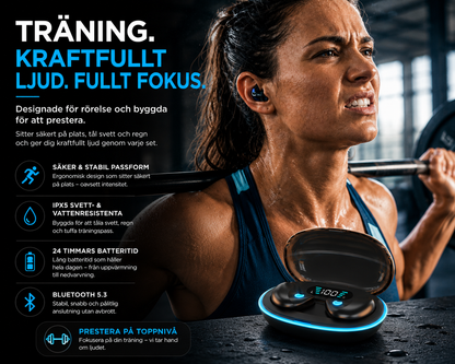 NoiseAway™ Ljuddämpande Öronproppar – För Sport, Fokus & Sömn