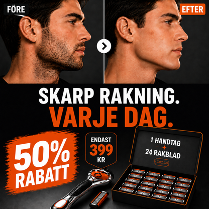 EdgePro™ – 6-Blad Precision Rakset